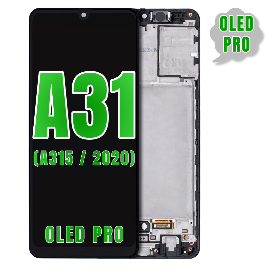 For Samsung Galaxy A31 (A315 / 2020) OLED Screen Replacement With Frame (Oled Pro) (All Colors)