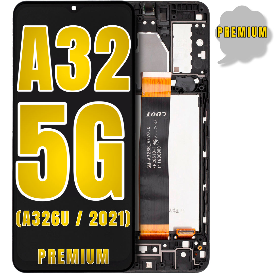 For Samsung Galaxy A32 5G (A326B / U / W / 2021) LCD Screen Replacement With Frame / US Version (Premium) (All Colors)
