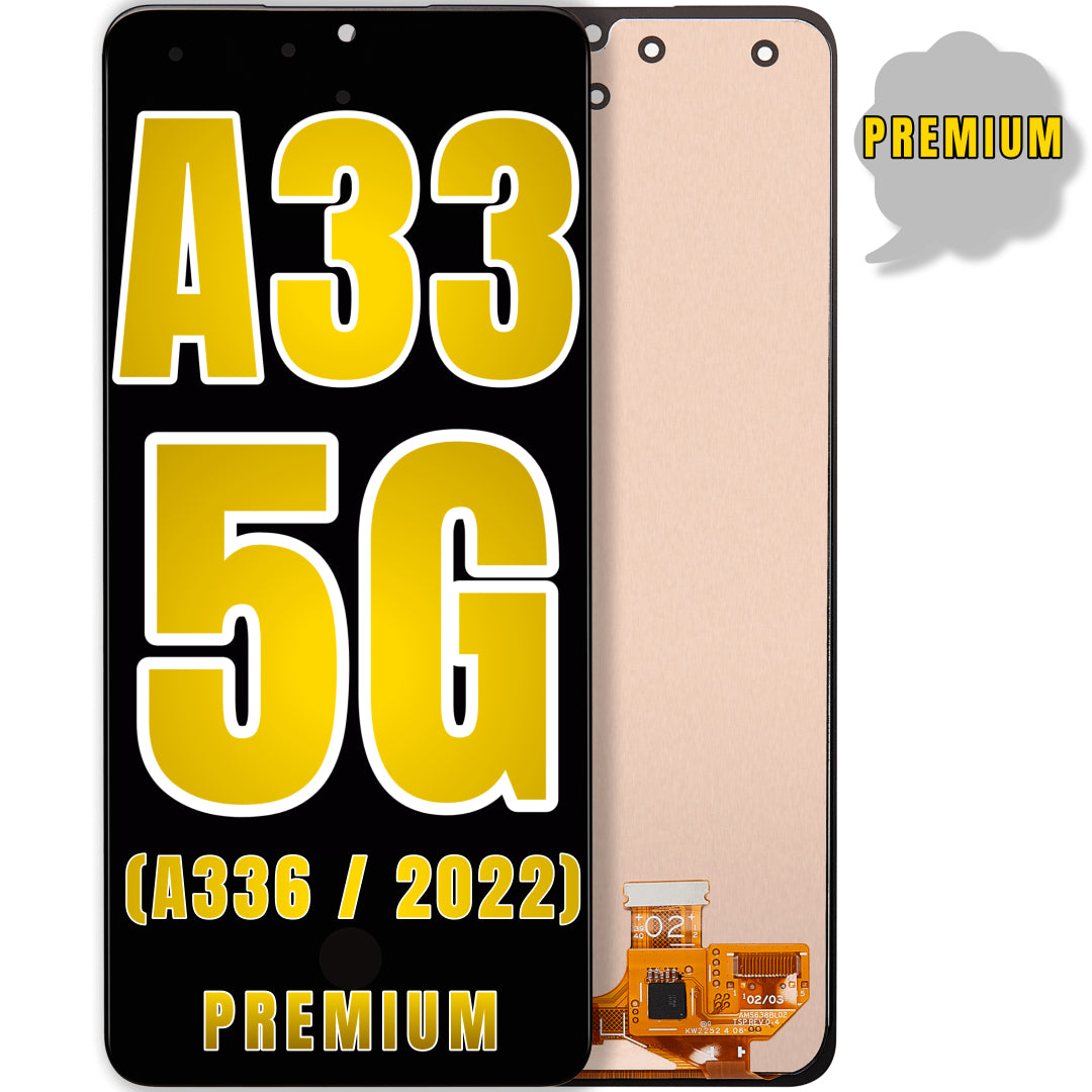 For Samsung Galaxy A33 5G (A336 / 2022) LCD Screen Replacement Without Frame (Premium)(All Colors)