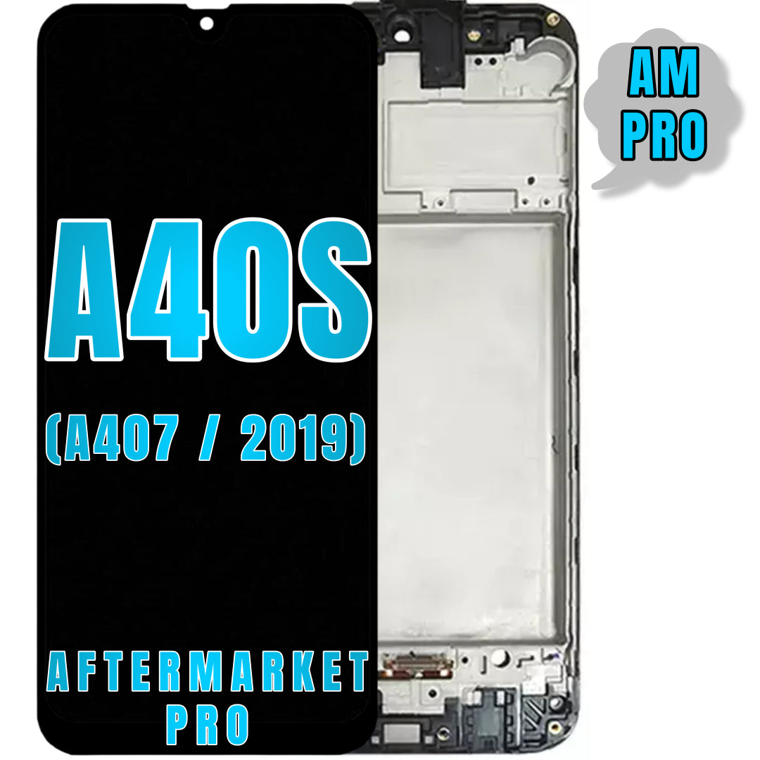 For Samsung Galaxy A40S (A407 / 2019) LCD Screen Replacement With Frame (Aftermarket Pro) (All Colors)