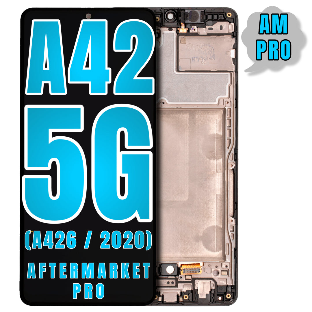 For Samsung Galaxy A42 5G (A426 / 2020) LCD Screen Replacement With Frame (Aftermarket Pro) (All Colors)