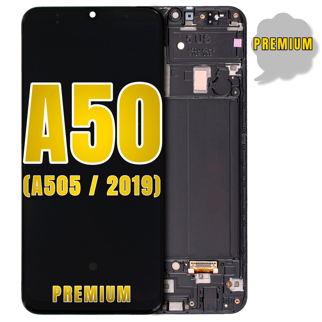 For Samsung Galaxy A50 (A505 / 2019) OLED Screen Replacement With Frame (Premium) (All Colors)
