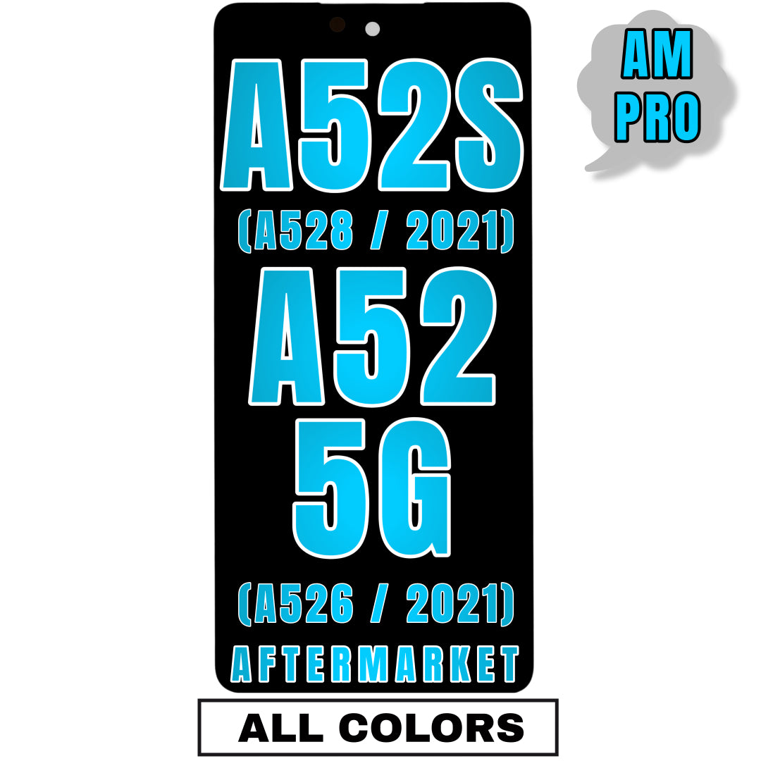 For Samsung Galaxy A52 4G / A52 5G / A52S (A525/A526/A528 / 2021) LCD Screen Replacement Without Frame / Without Finger Print Sensor (Aftermarket Pro) (All Colors)