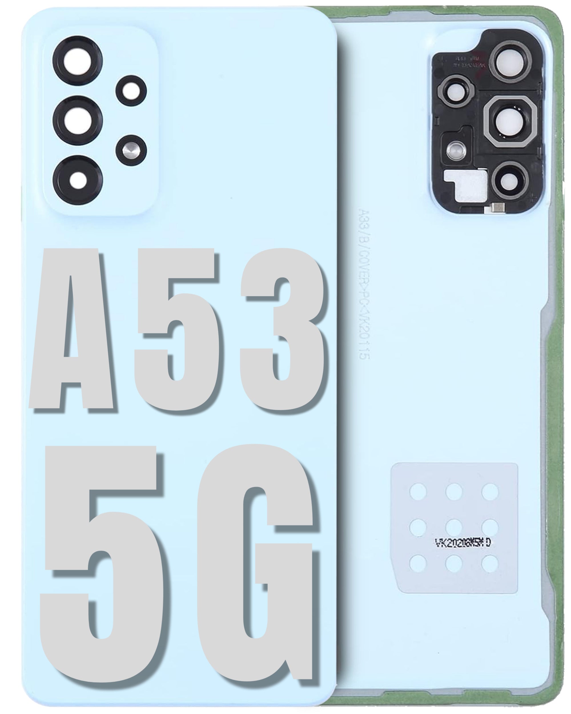 For Samsung Galaxy A53 5G (A536 / 2022) Back Cover With Camera Lens Glass Replacement (All Colors)