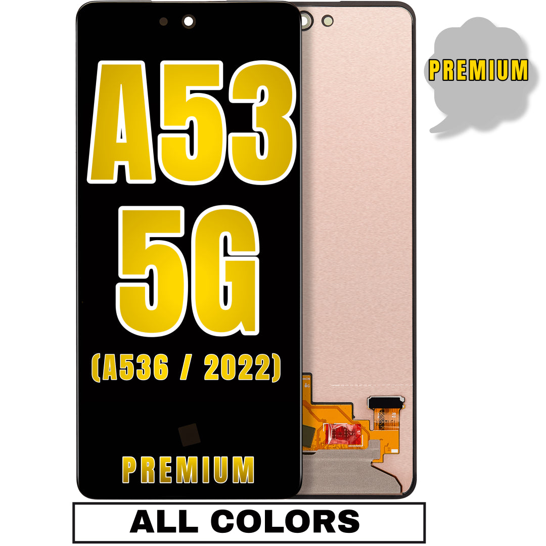 For Samsung Galaxy A53 5G (A536 / 2022) OLED Screen Replacement Without Frame (Premium) (All Colors)
