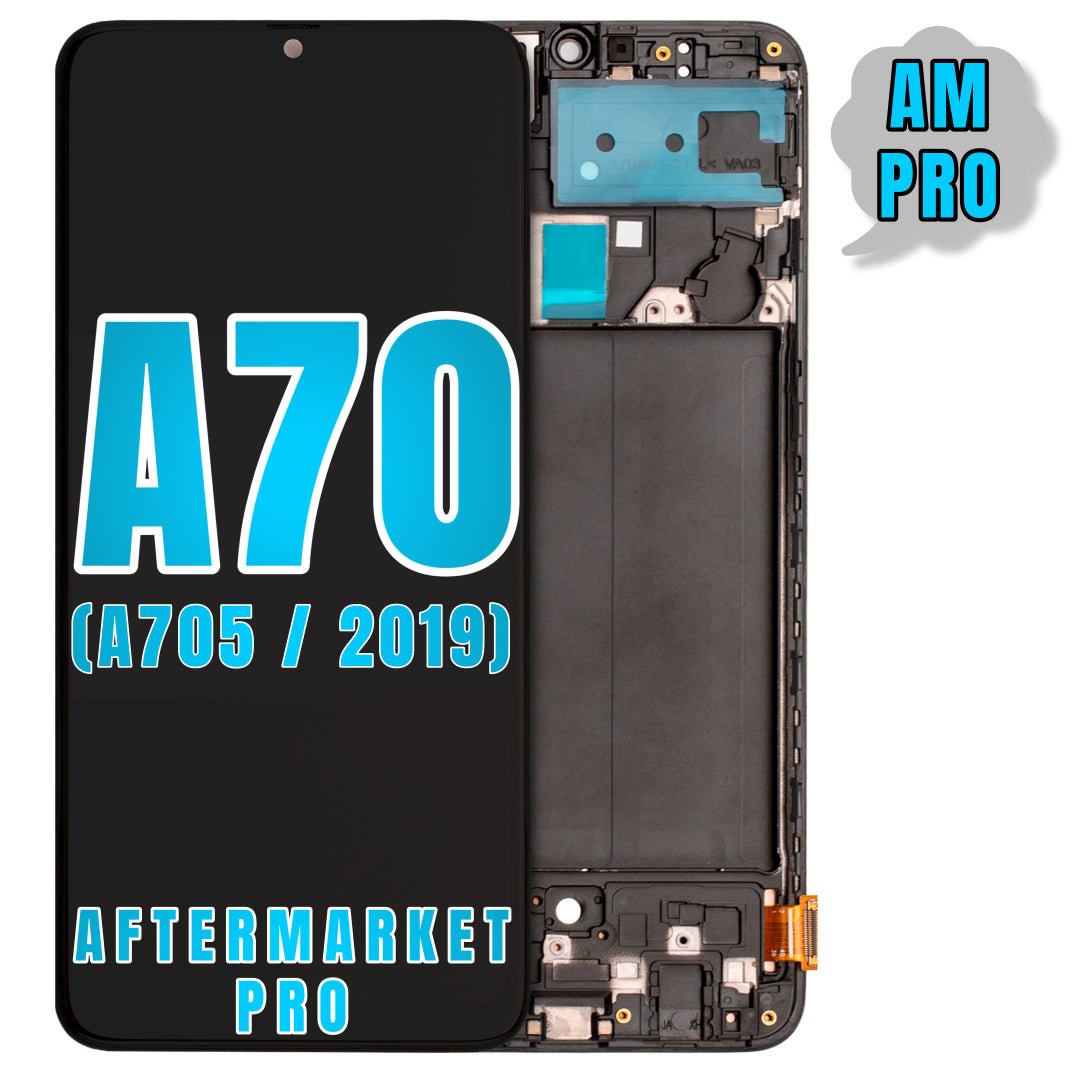 For Samsung Galaxy A70 (A705 / 2019) LCD Screen Replacement With Frame (Aftermarket Pro) (All Colors)