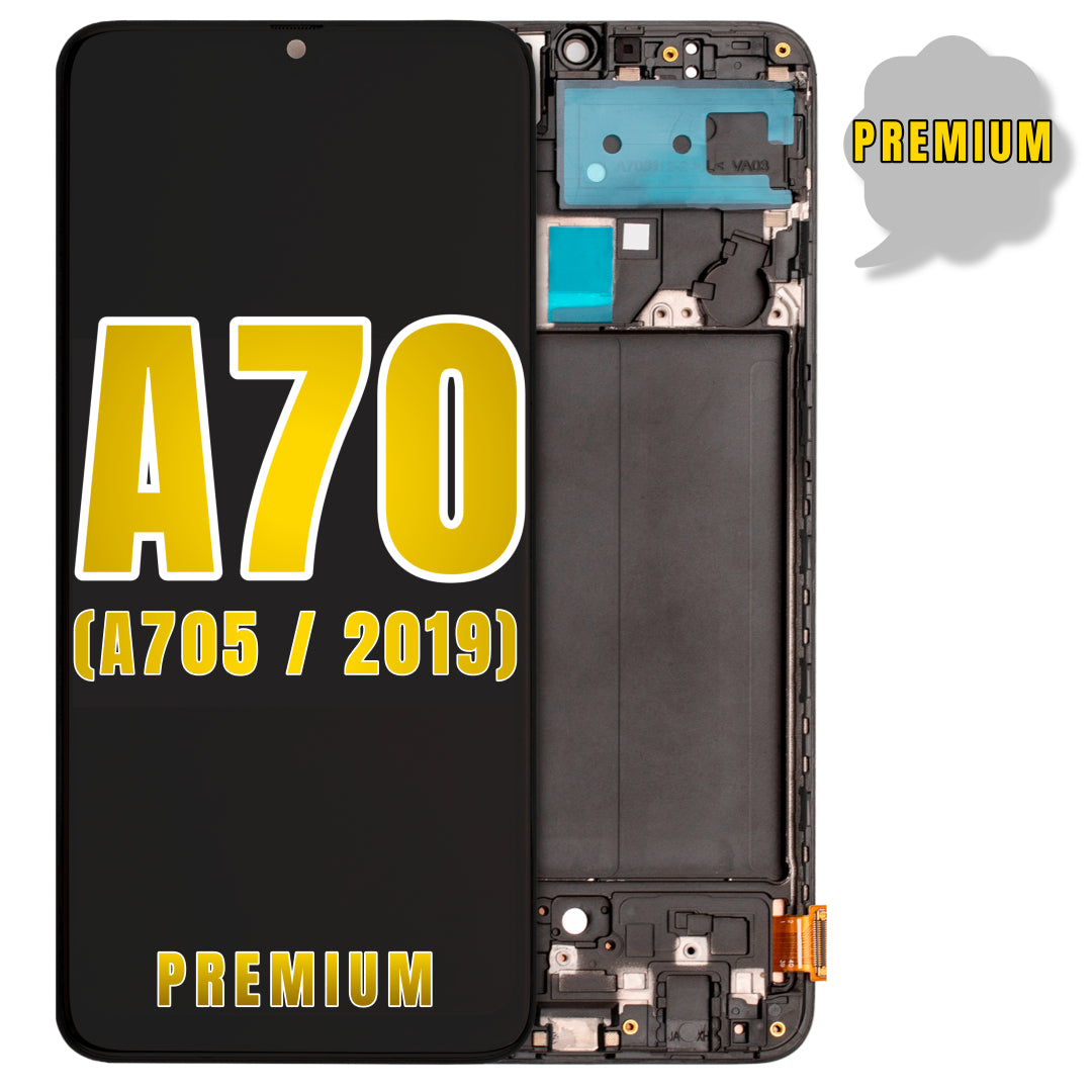 For Samsung Galaxy A70 (A705 / 2019) LCD Screen Replacement With Frame (Premium) (All Colors)