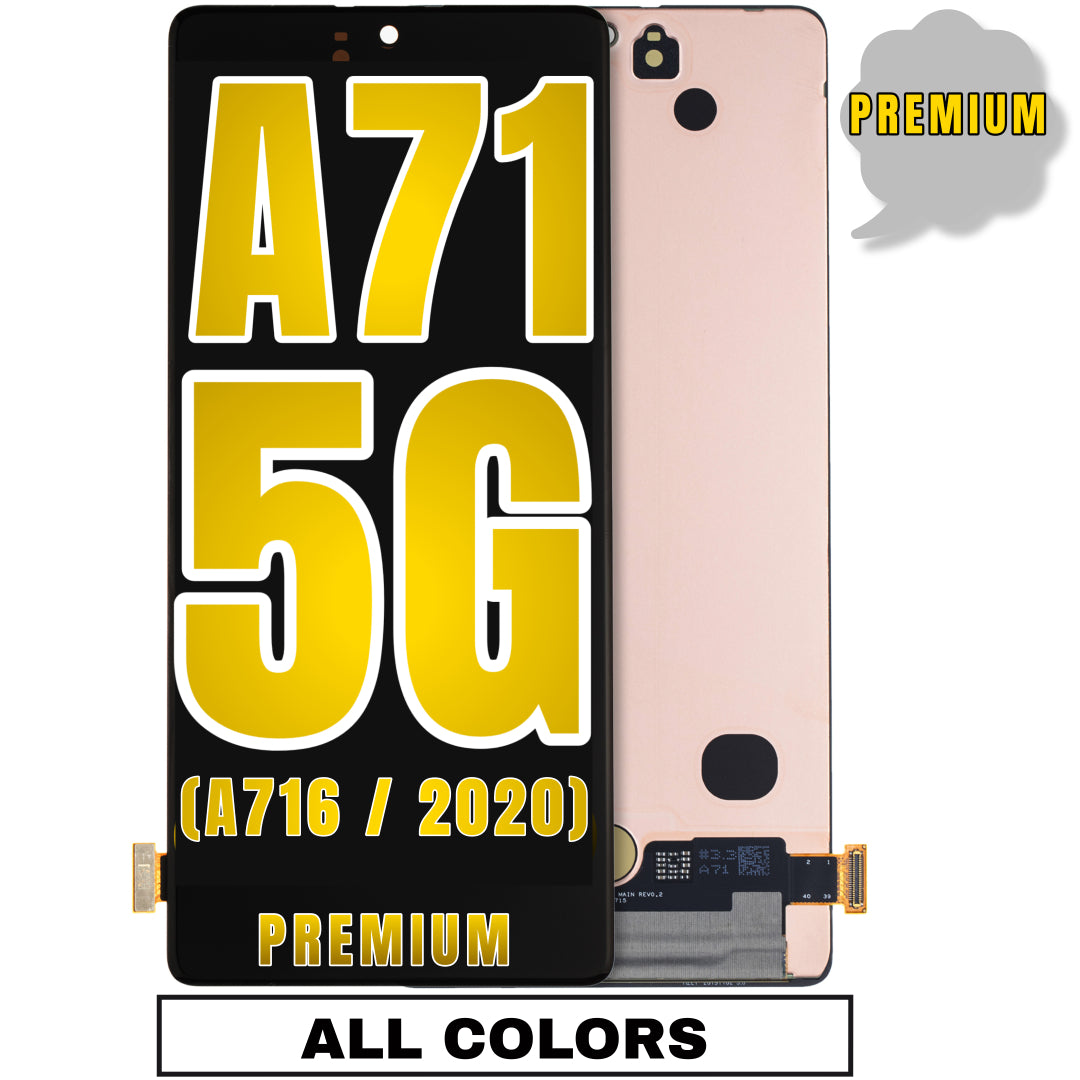 For Samsung Galaxy A71 5G (A716 / 2020) LCD Screen Replacement Without Frame (Premium) (All Colors)
