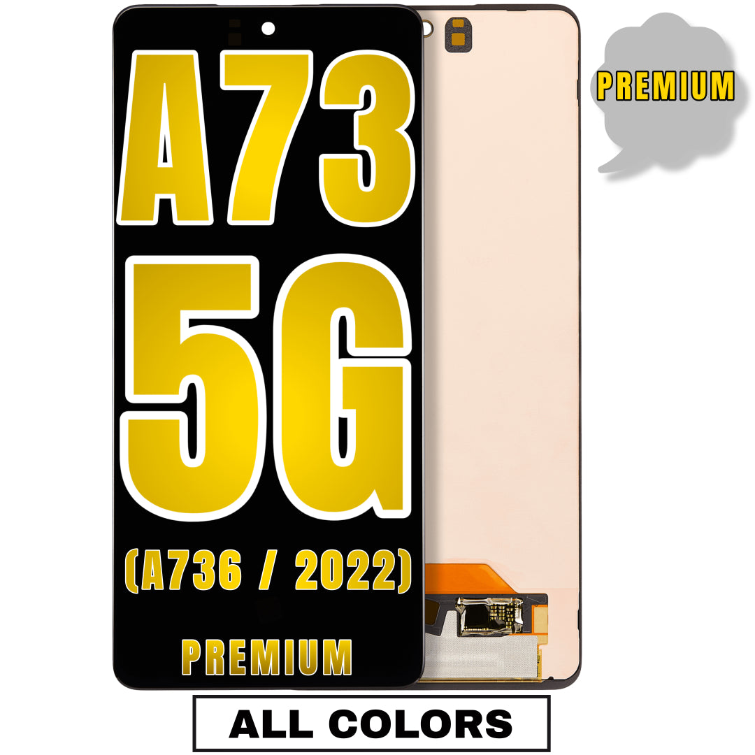 For Samsung Galaxy A73 5G (A736 / 2022) OLED Screen Replacement Without Frame (Premium) (All Colors)