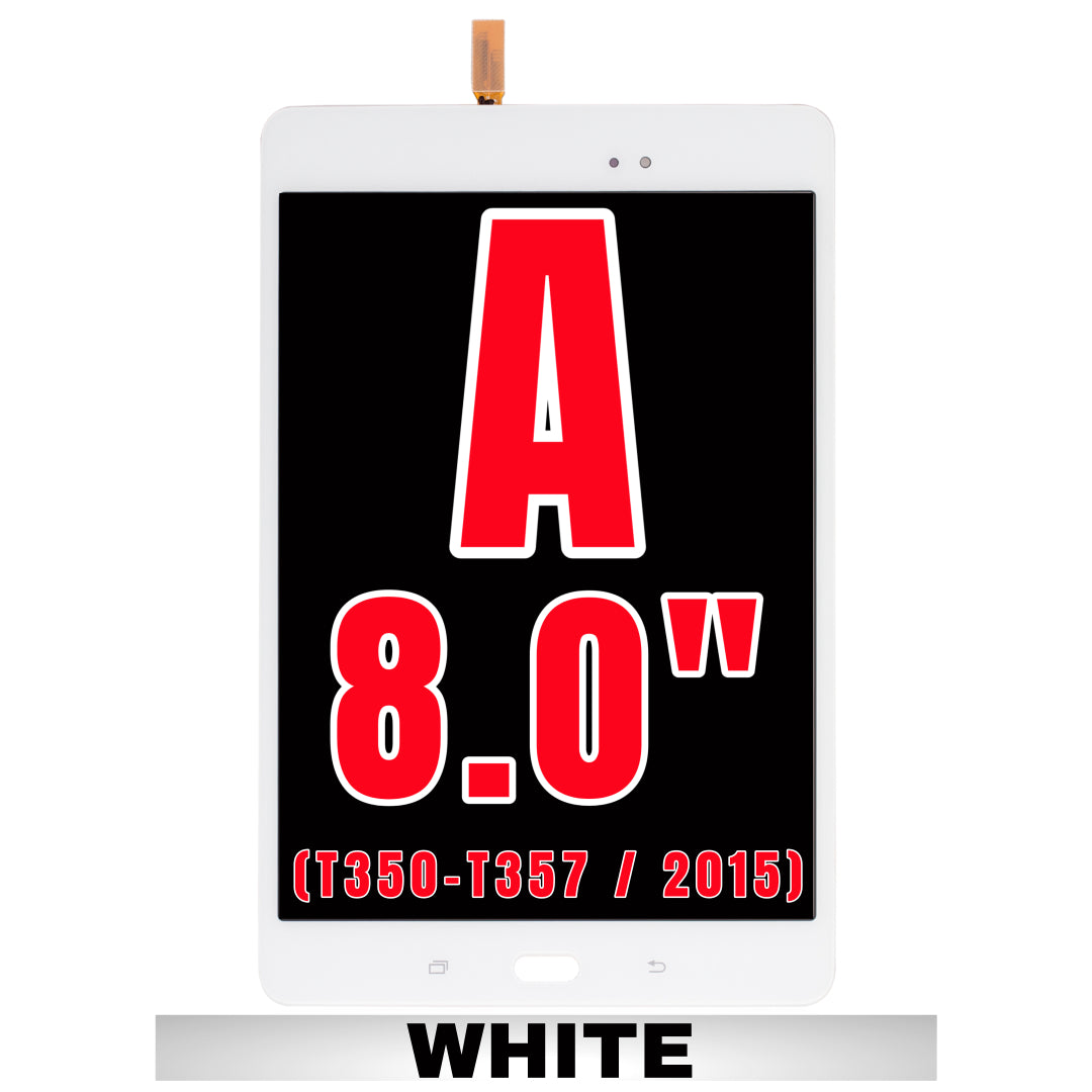 For Galaxy Tab A 8.0" (T350-T357 / 2015) LCD Screen Replacement Without Frame (White)