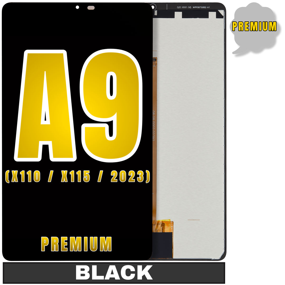 For Galaxy Tab A9 (X110 / X115 / 2023) LCD Screen Replacement Without Frame (Premium) (Black)
