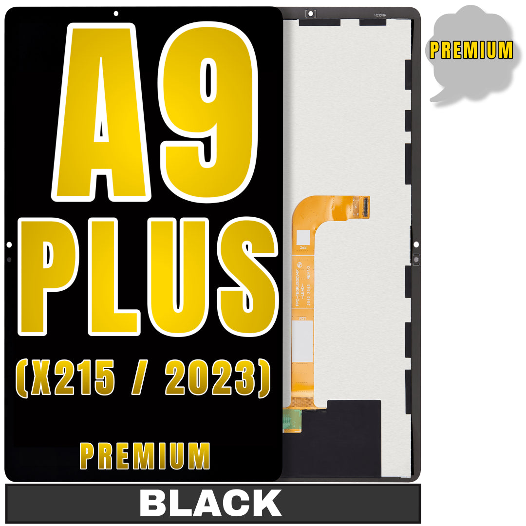 For Galaxy Tab A9 Plus (X210-X215-X218 / 2023) LCD Screen Replacement Without Frame (Premium) (Black)