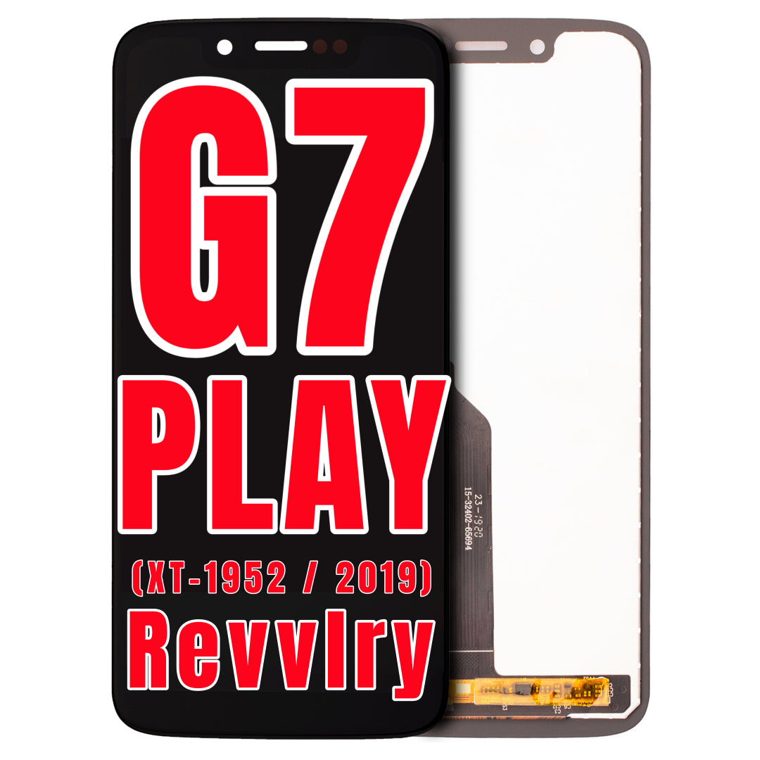 For Moto G7 Play (XT-1952 / 2019) / T-Mobile Revvlry LCD Screen Replacement Without Frame (All Colors)