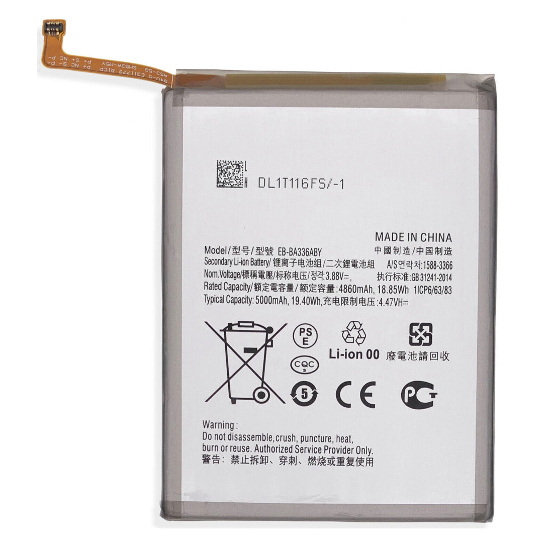 For Samsung Galaxy A33 5G (A336 / 2022) / A53 5G (A536 / 2022) Battery Replacement (EB-BA336ABY / A536ABY)