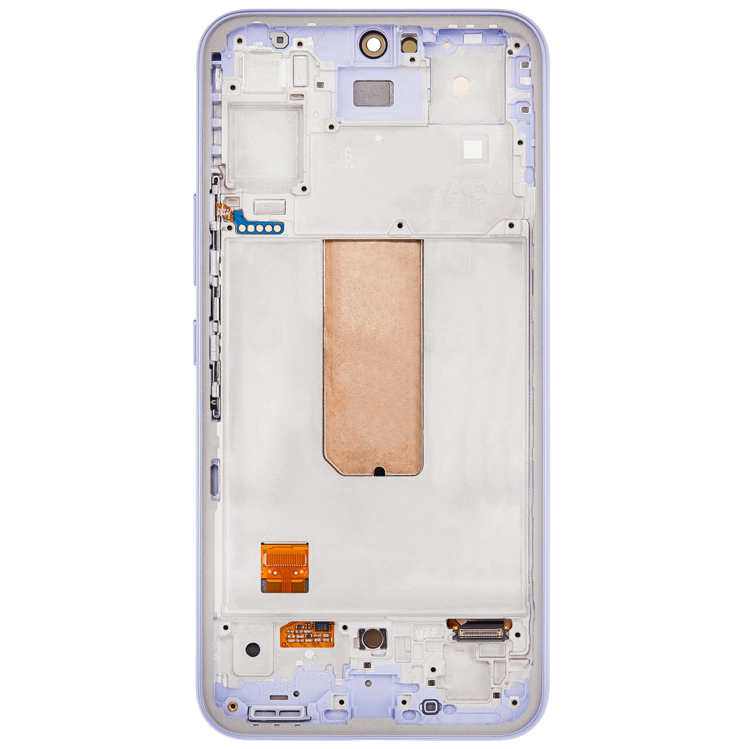 For Samsung Galaxy A54 5G (A546 / 2023) OLED Screen Replacement With Frame (Premium) (Light Violet)