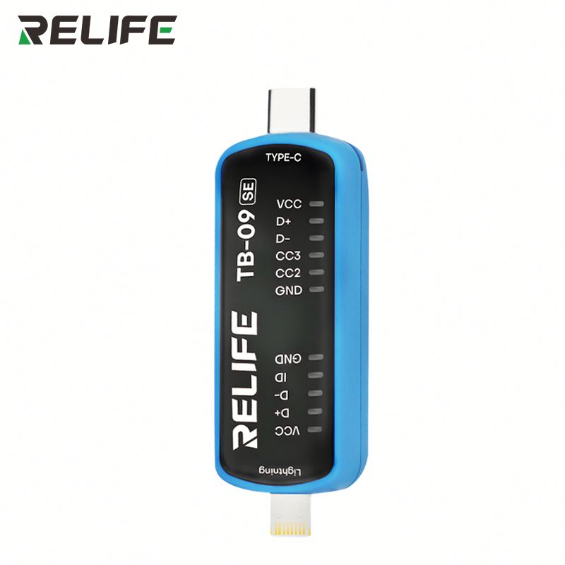 RELIFE TB-09 SE Charging Port Tester for Lighting Type-C Rapid Testing Fault