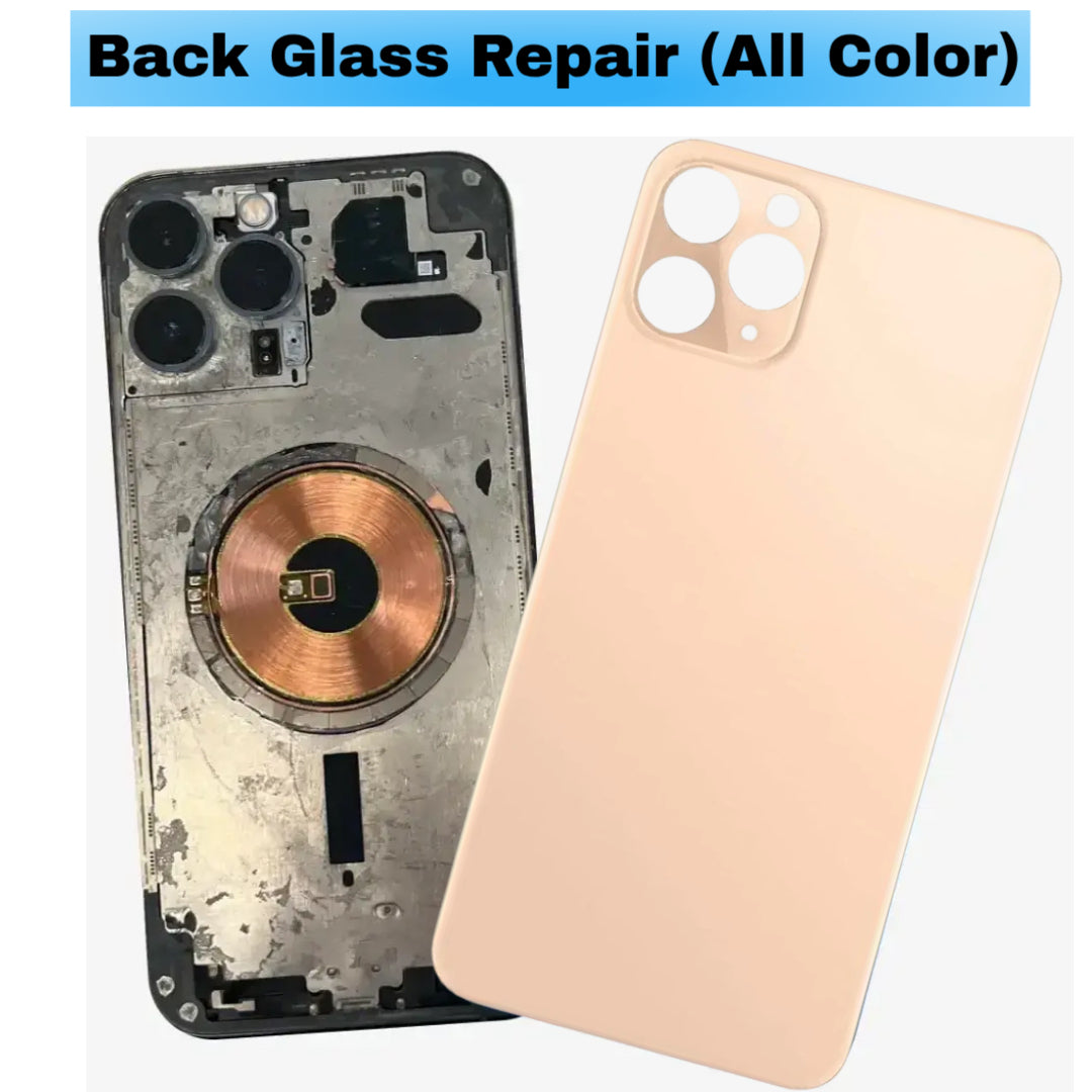 For iPhone 11 Pro Back Glass Repair (All Color)