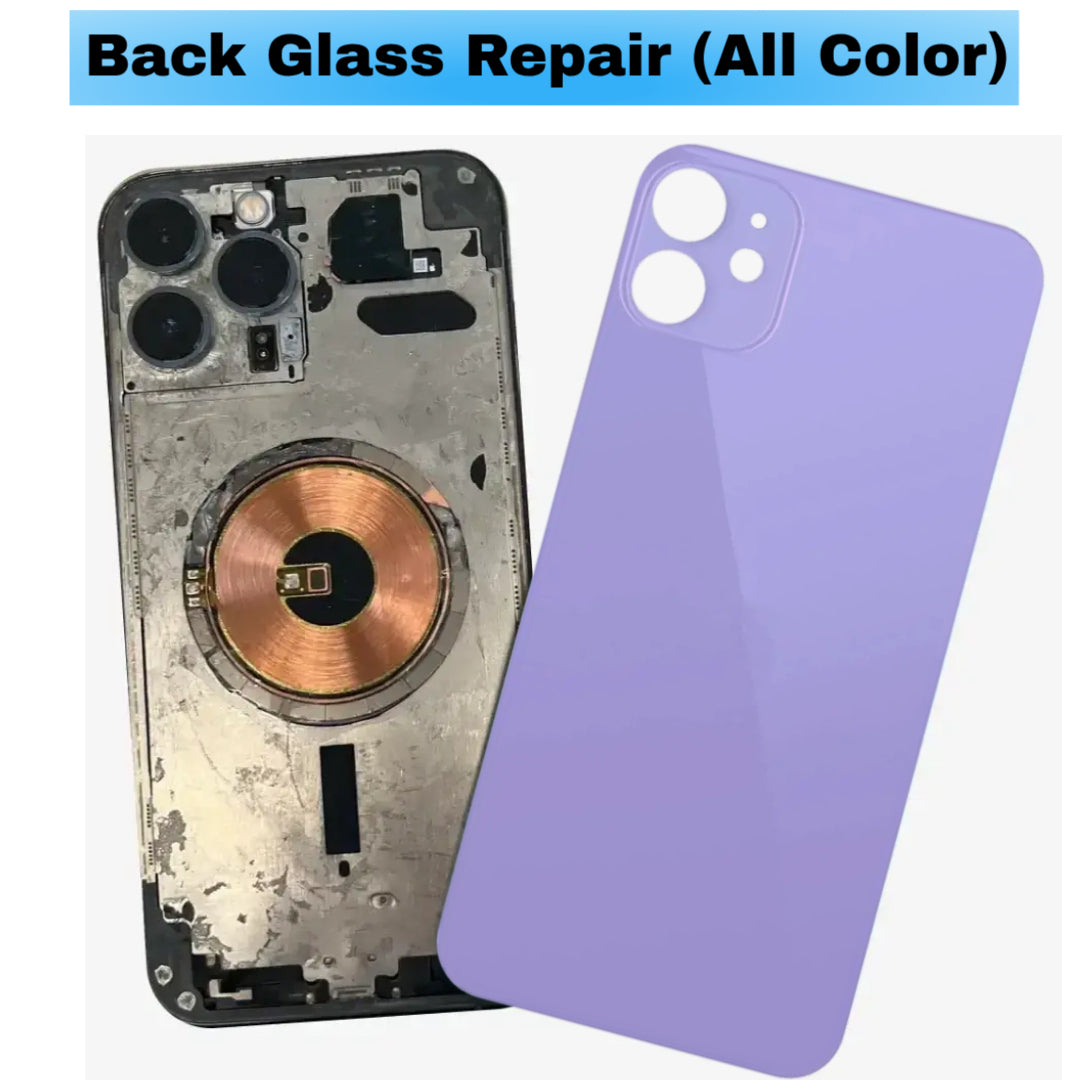 For iPhone 12 Back Glass Repair (All Color)