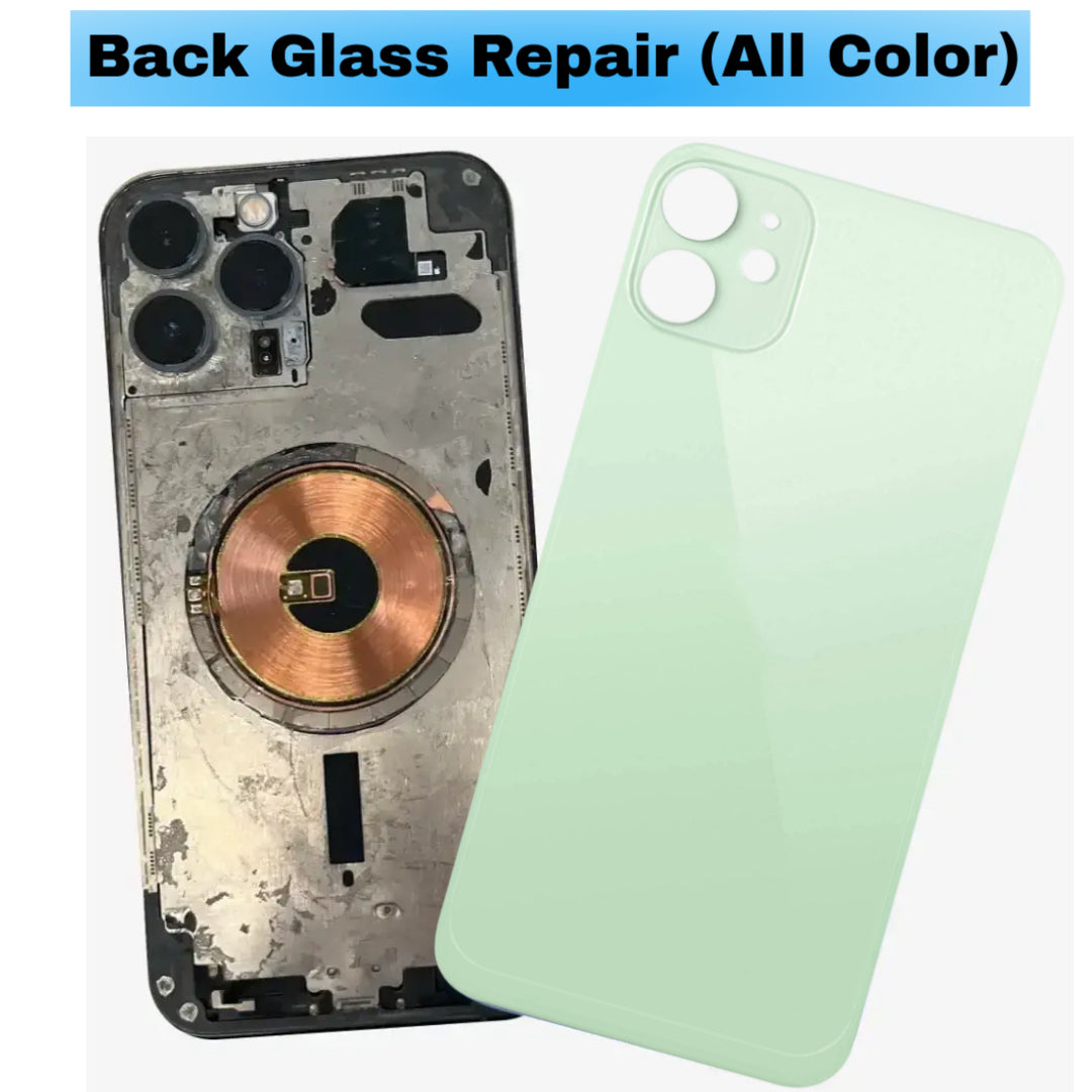 For iPhone 12 Min Back Glass Repair (All Color)