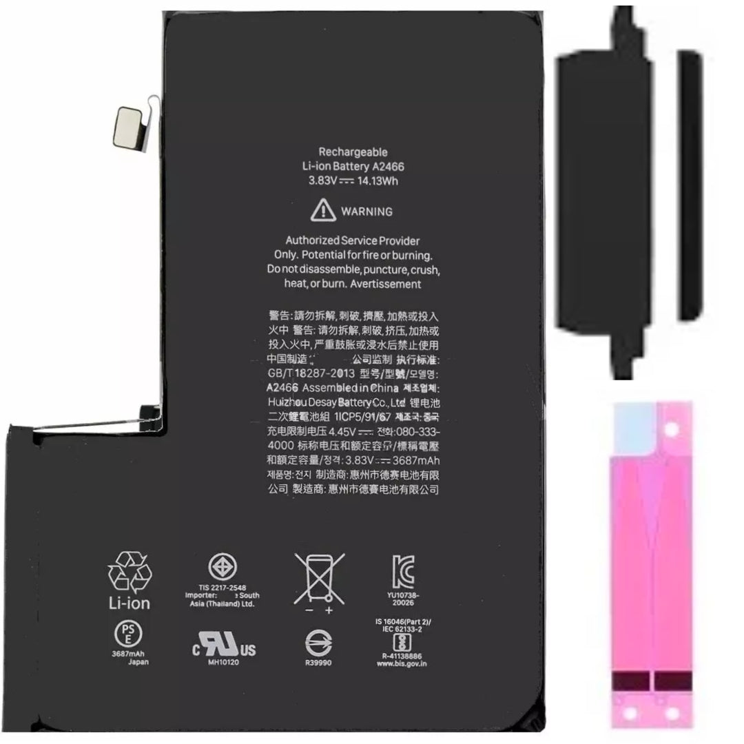 For iPhone 12 Pro Max Battery Replacement With Tag-On Flex (Not Required Spot Welding)