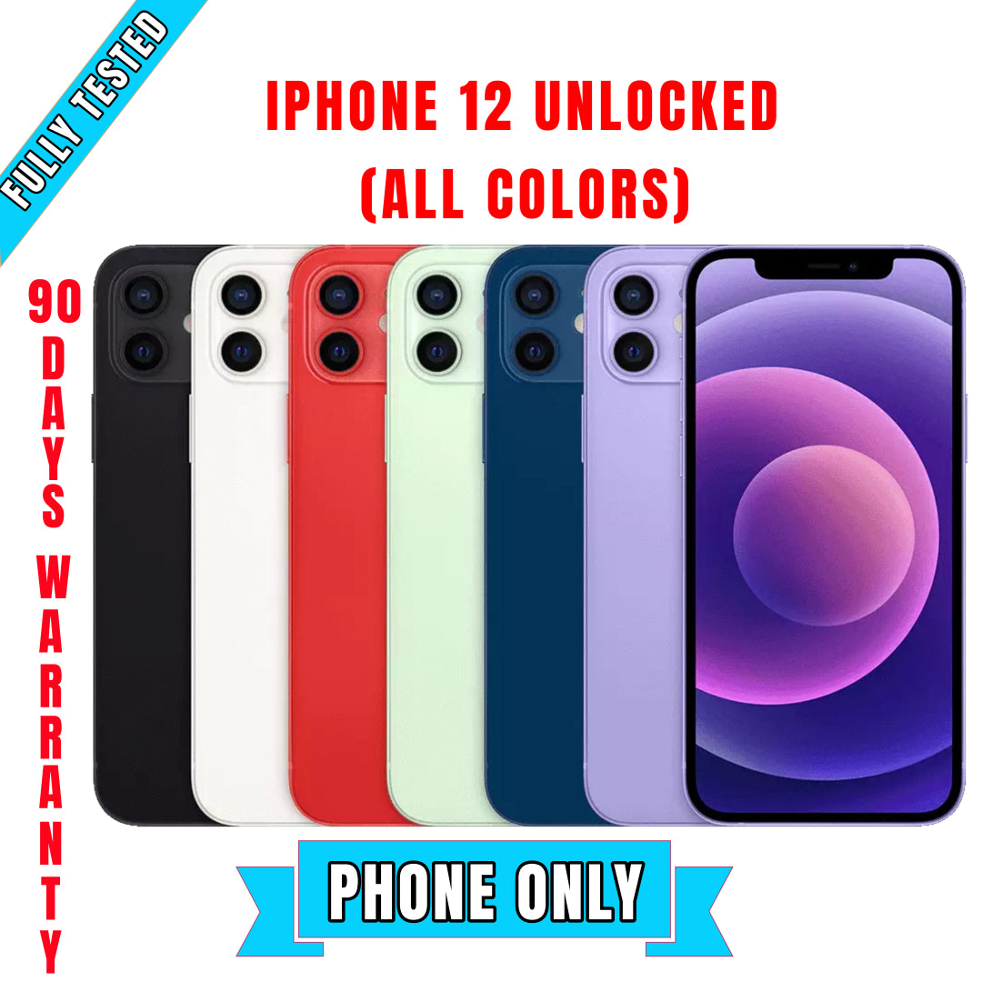 iPhone 12 Factory Unlocked (All Colors)
