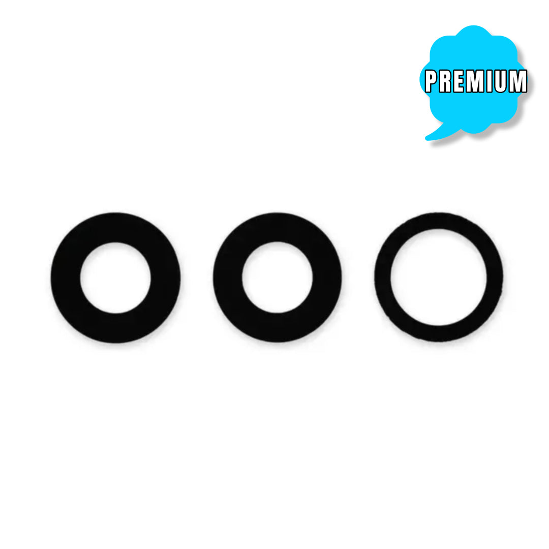 For iPhone 13 Pro / 13 Pro Max Back Camera Lens Replacement / Glass Only (Premium) (3 Pcs / Set)