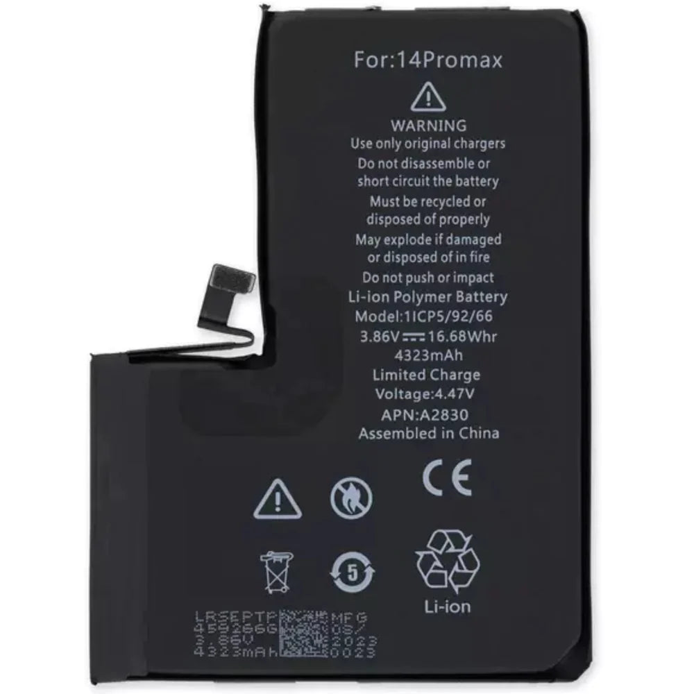 For iPhone 14 Pro Max Battery Replacement With Tag-On Flex (Not Required Spot Welding)