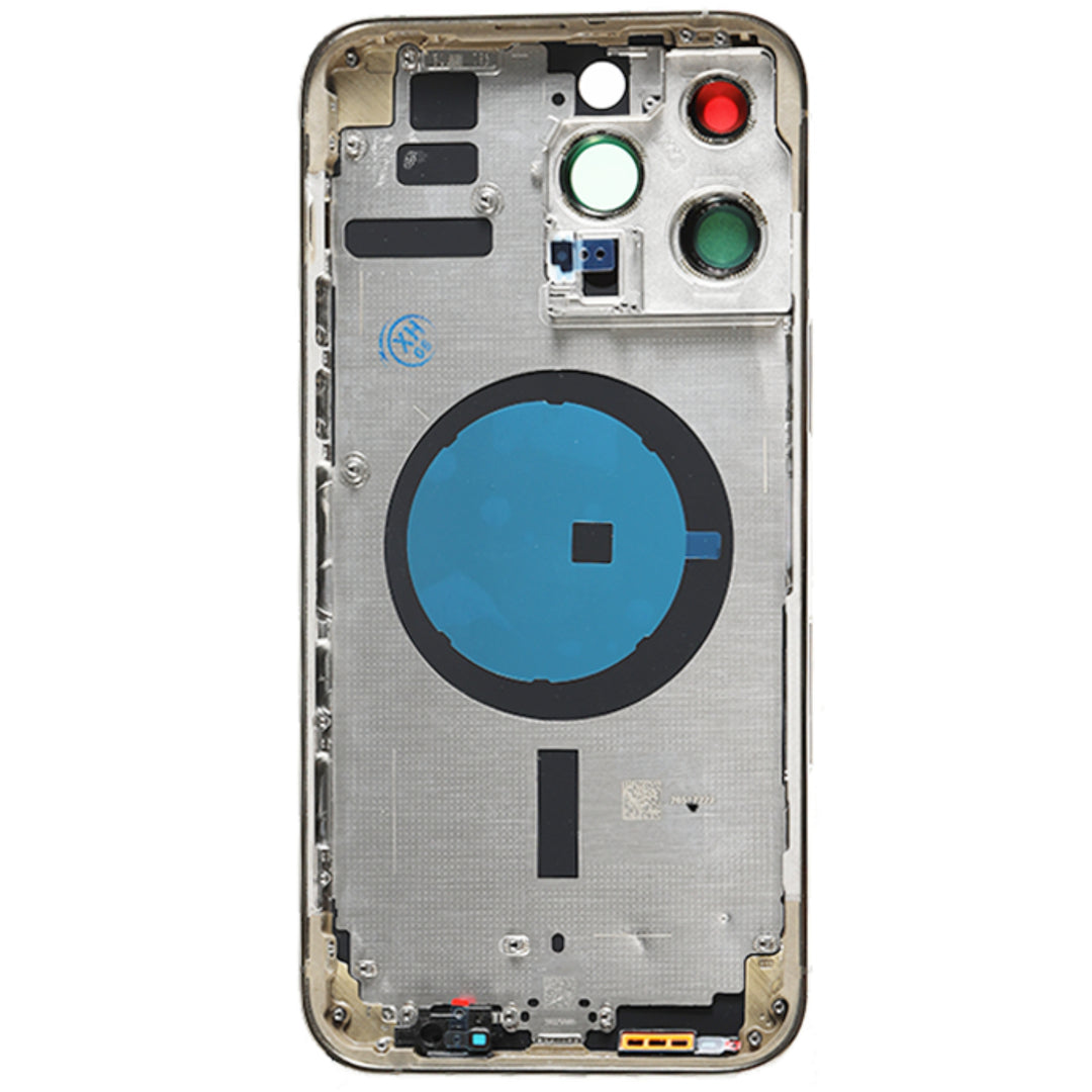For iPhone 14 Pro Back Housing Replacement (No Small Parts) (All Color)