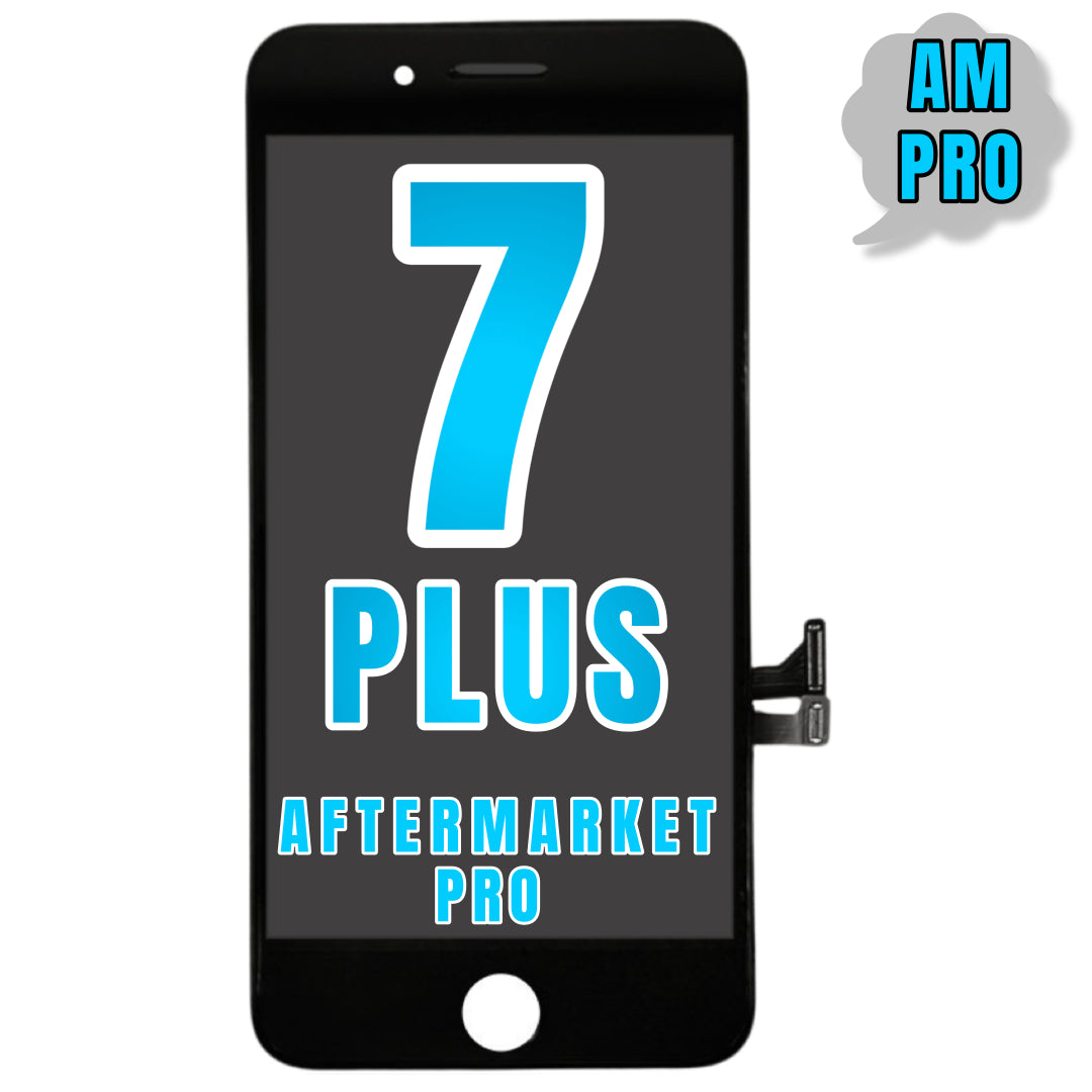 For iPhone 7 Plus LCD Screen With Steel Plate Replacement (Aftermarket Pro) (Black)