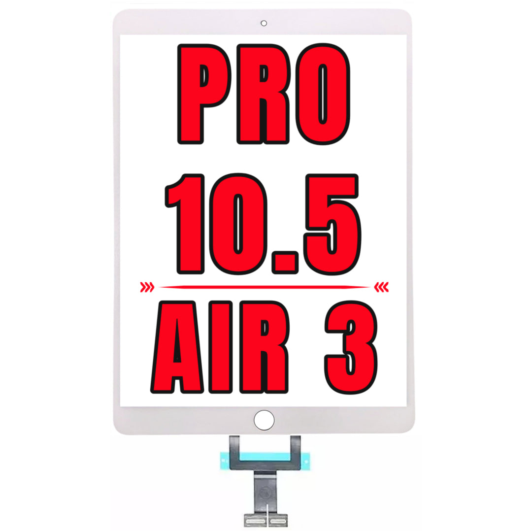 For iPad Pro 10.5" / iPad Air 3 Digitizer Glass Replacement (Glass Separation Required) (White)