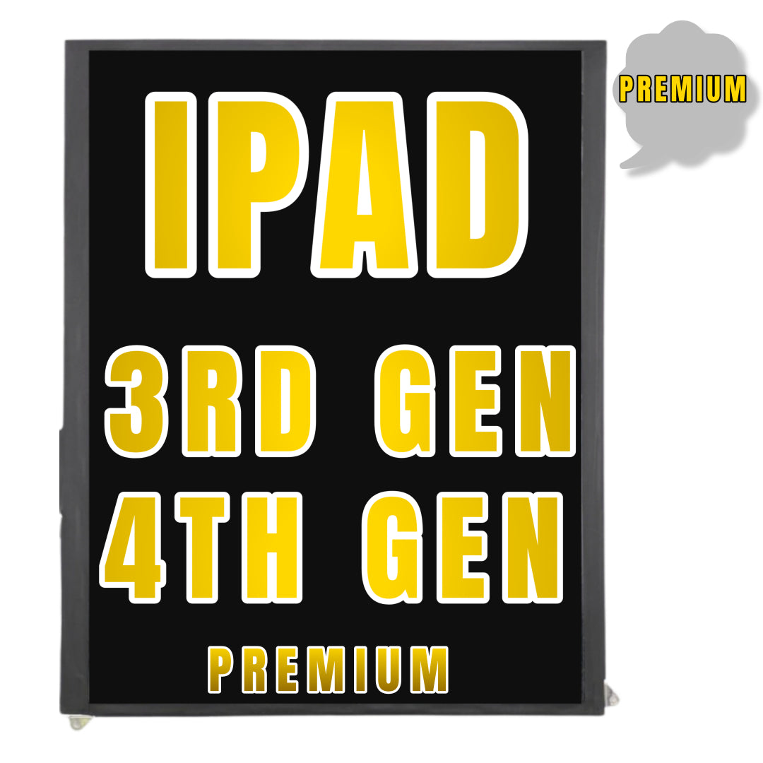 For iPad 3 / iPad 4 Gen LCD Screen Replacement (Premium)