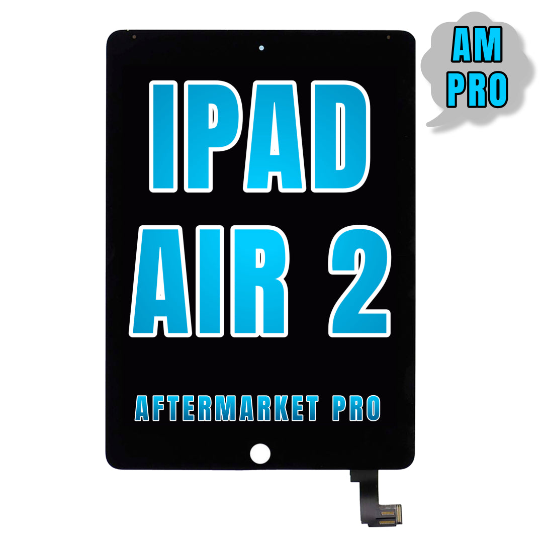 For iPad Air 2 LCD And Digitizer Glass Replacement (Aftermarket Pro) (Black)