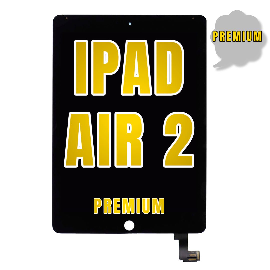 For iPad Air 2 LCD And Digitizer Glass Replacement (Premium) (Black)