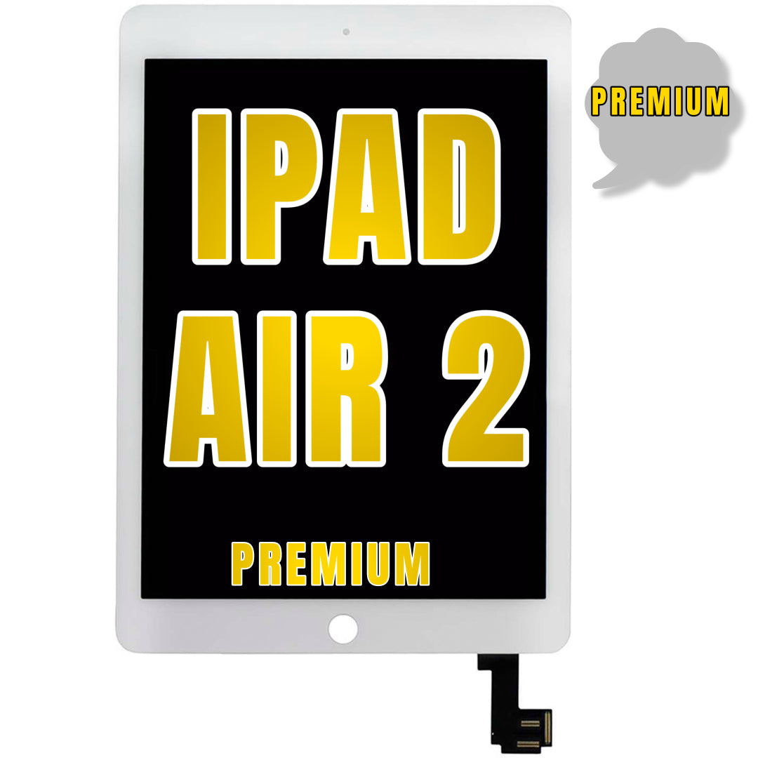 For iPad Air 2 LCD And Digitizer Glass Replacement (Premium) (White)