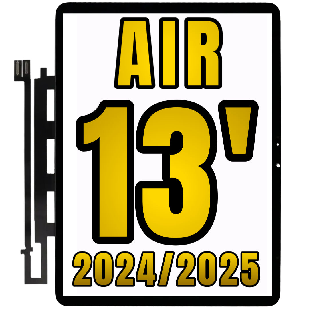 For iPad Air 13" (2024) / Air 13" (2025) Digitizer Glass With OCA Replacement (Glass Separation Required) (Premium) (All Colors)