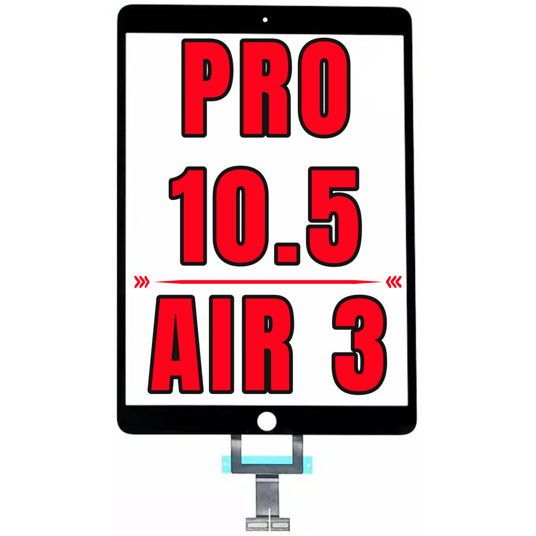 For iPad Pro 10.5" / iPad Air 3 Digitizer Glass Replacement (Glass Separation Required) (Black)