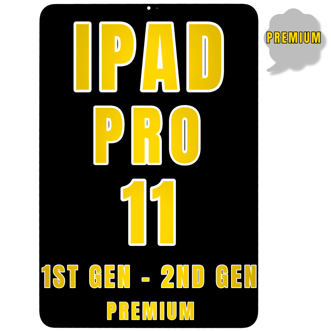 For iPad Pro 11" 1st Gen (2018) / iPad Pro 11" 2nd Gen (2020) LCD And Digitizer Glass Replacement (Premium) (All Colors)