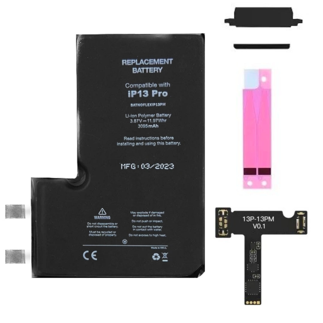 For iPhone 13 Pro Battery Replacement With Tag-On Flex (Spot Welding Required)