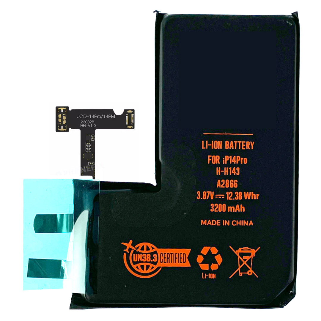 For iPhone 14 Pro Battery Replacement With Tag-On Flex (Spot Welding Required)