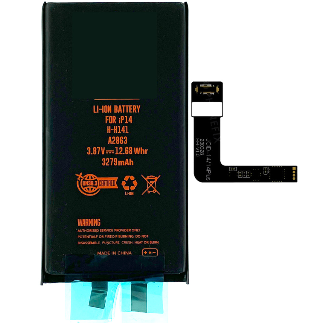 For iPhone 14 Battery Replacement With Tag-On Flex (Spot Welding Required)