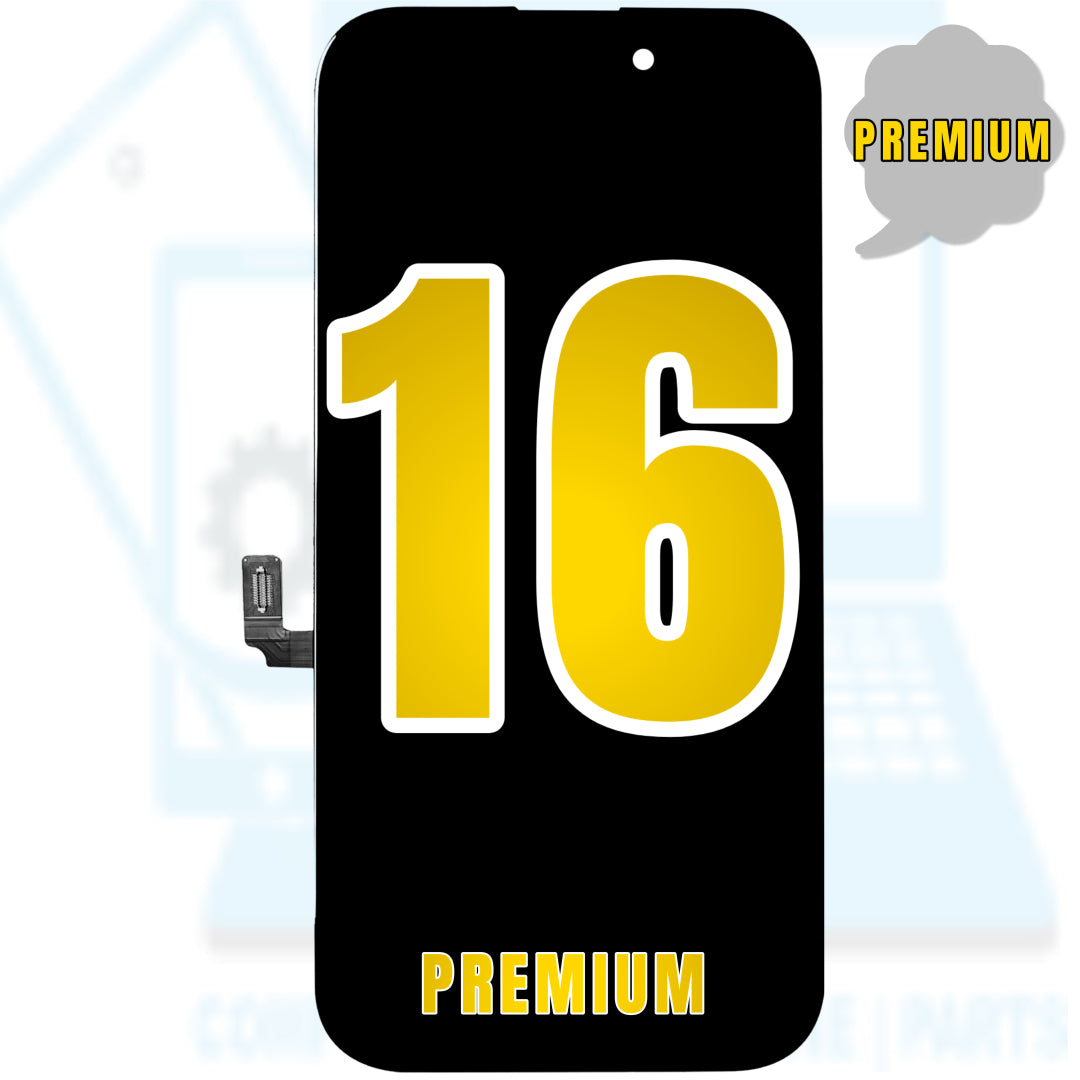 For iPhone 16 OLED Screen Replacement (Premium)