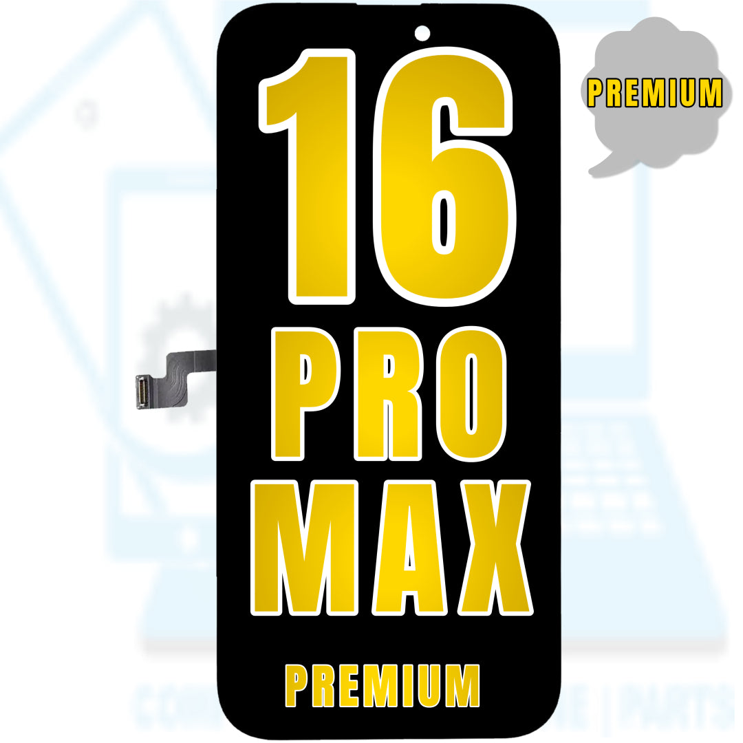 For iPhone 16 Pro Max OLED Screen Replacement (Premium)