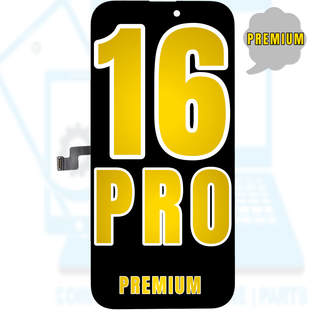 For iPhone 16 Pro OLED Screen Replacement (Premium)