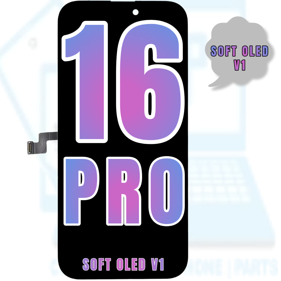 For iPhone 16 Pro OLED Screen Replacement (Soft Oled V1)
