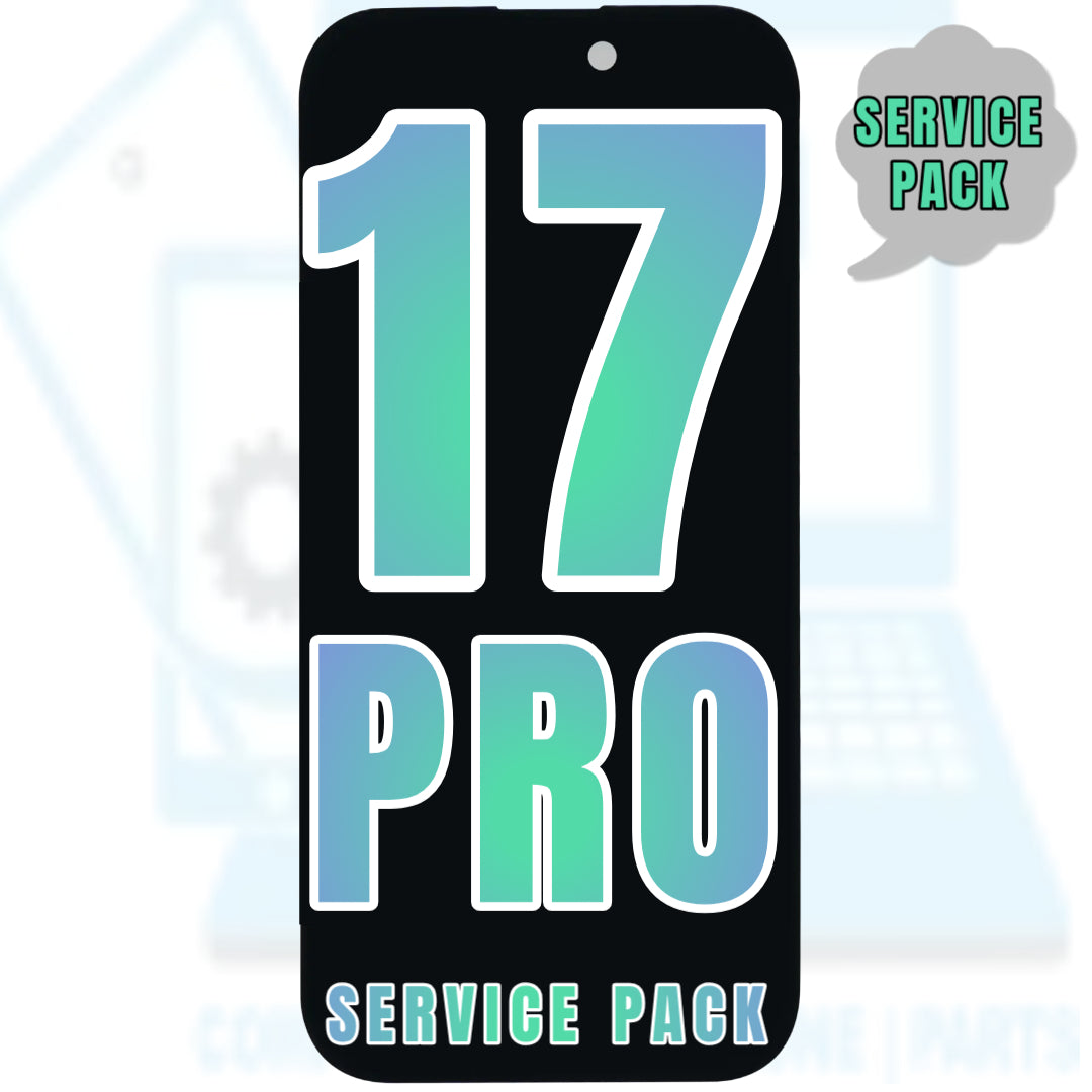 For iPhone 17 Pro OLED Screen Replacement With Proximity Sensor Flex Pre-Installed (Support Diagnostic Screen) (Service Pack)