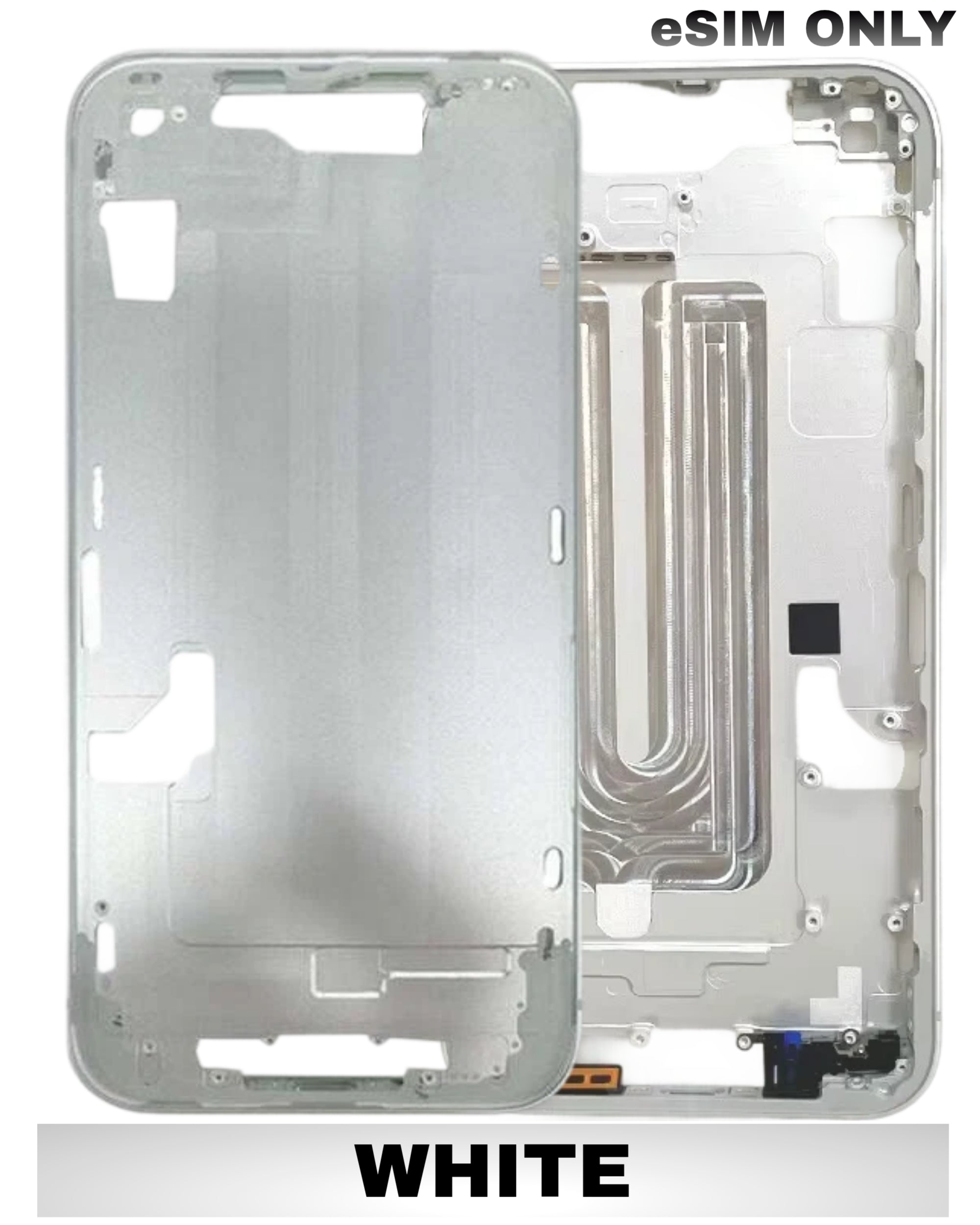 For iPhone 16e Mid-Frame Housing Replacement / US Version (No Small Parts) (All Color)