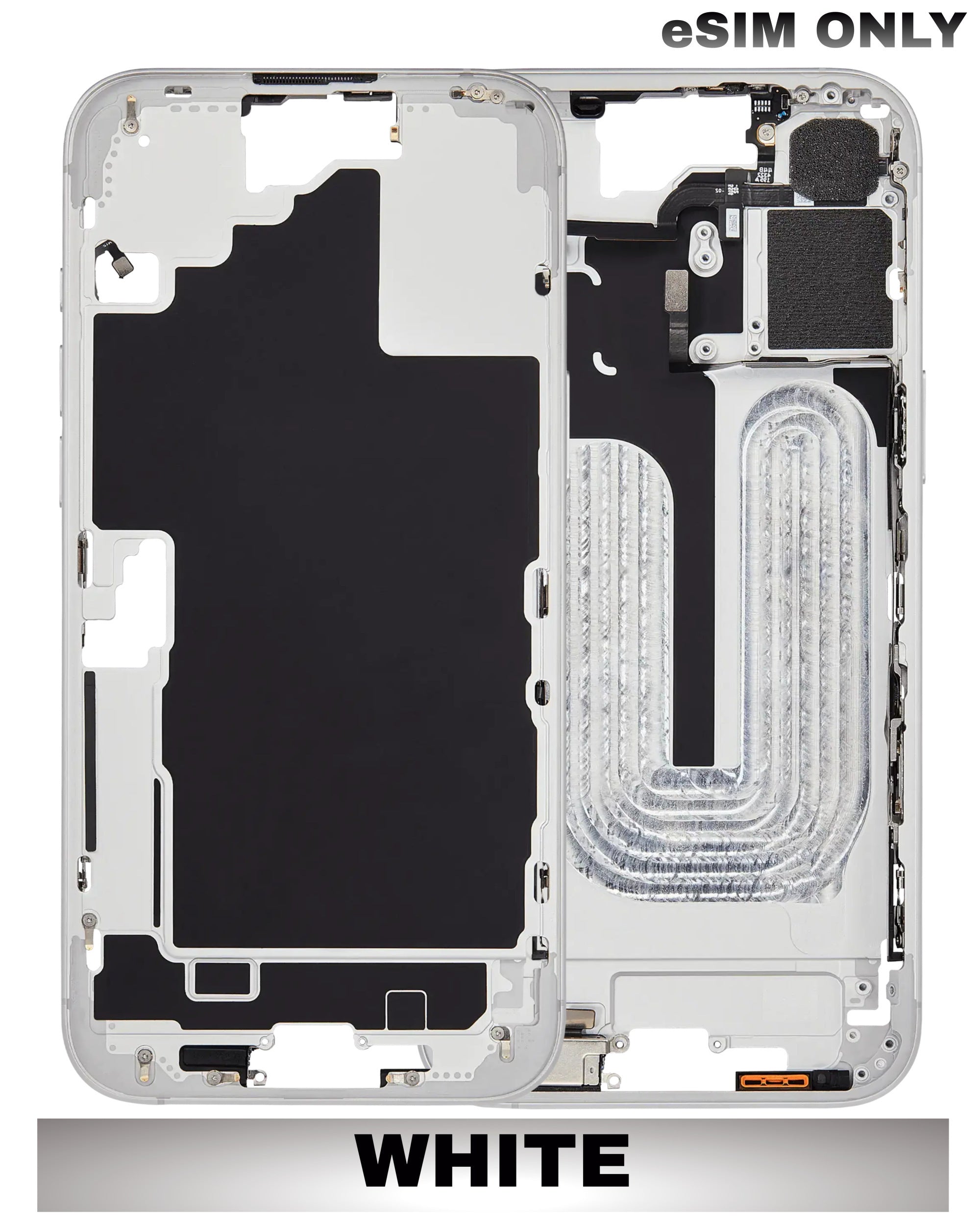 For iPhone 16 Plus Mid-Frame Housing Replacement / US Version (No Small Parts) (All Color)