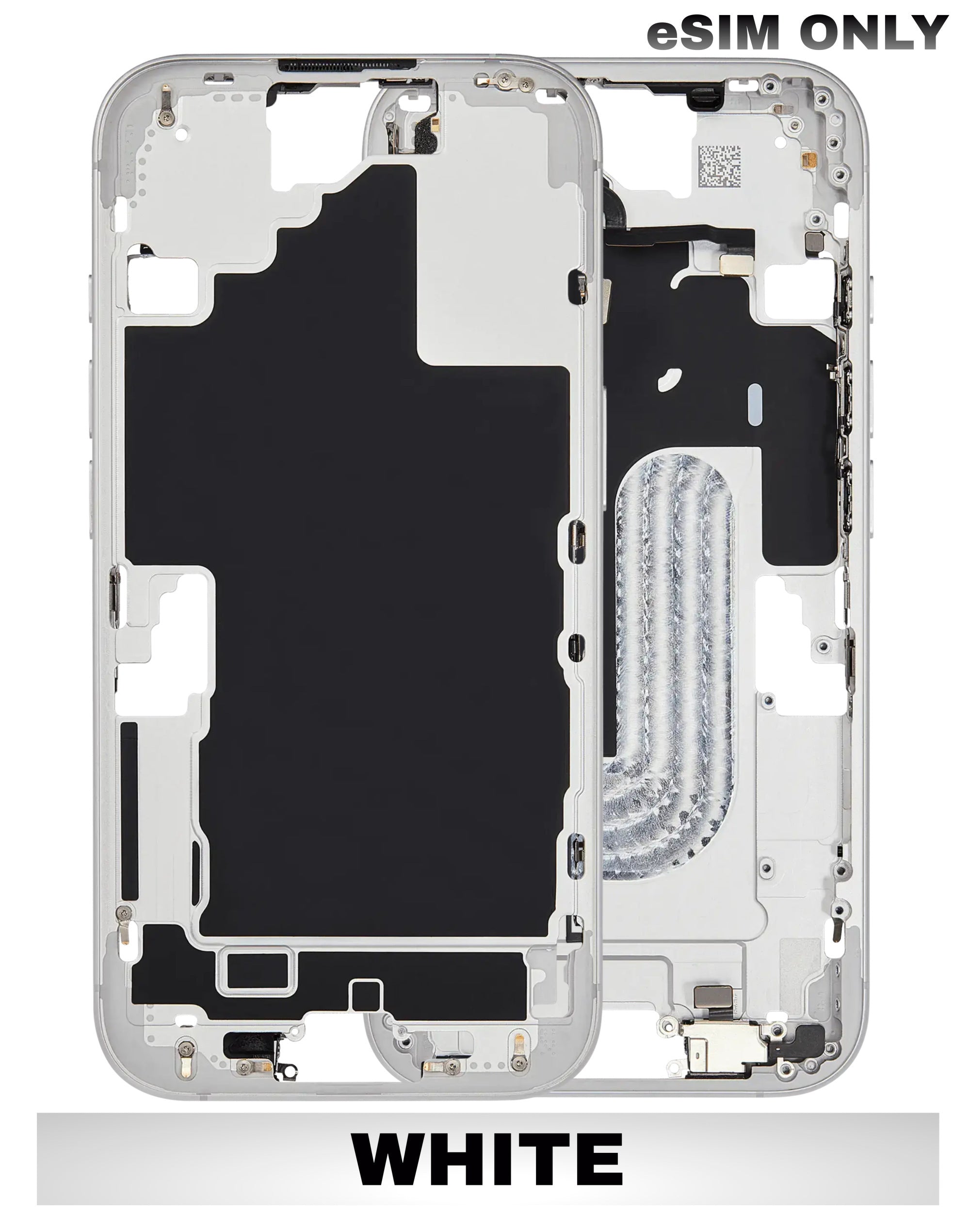 For iPhone 16 Mid-Frame Housing Replacement / US Version (No Small Parts) (All Color)