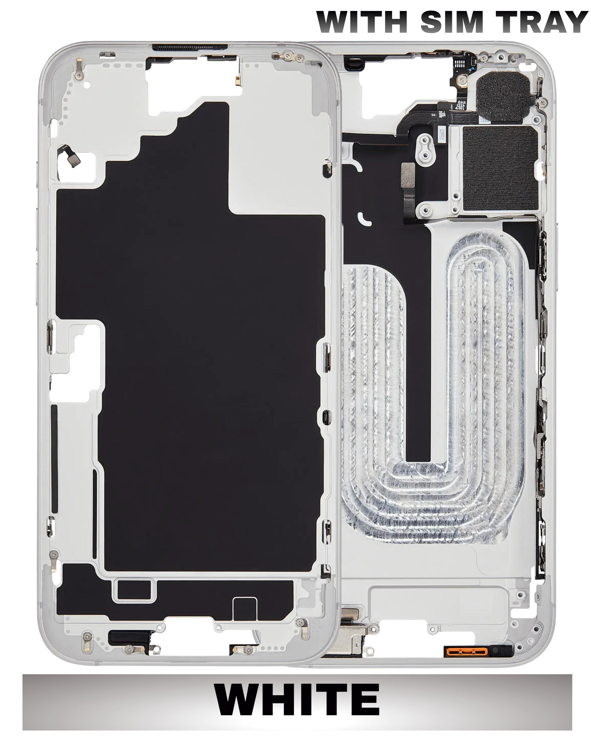 For iPhone 16 Plus Mid-Frame Housing Replacement / International Version (No Small Parts) (All Color)