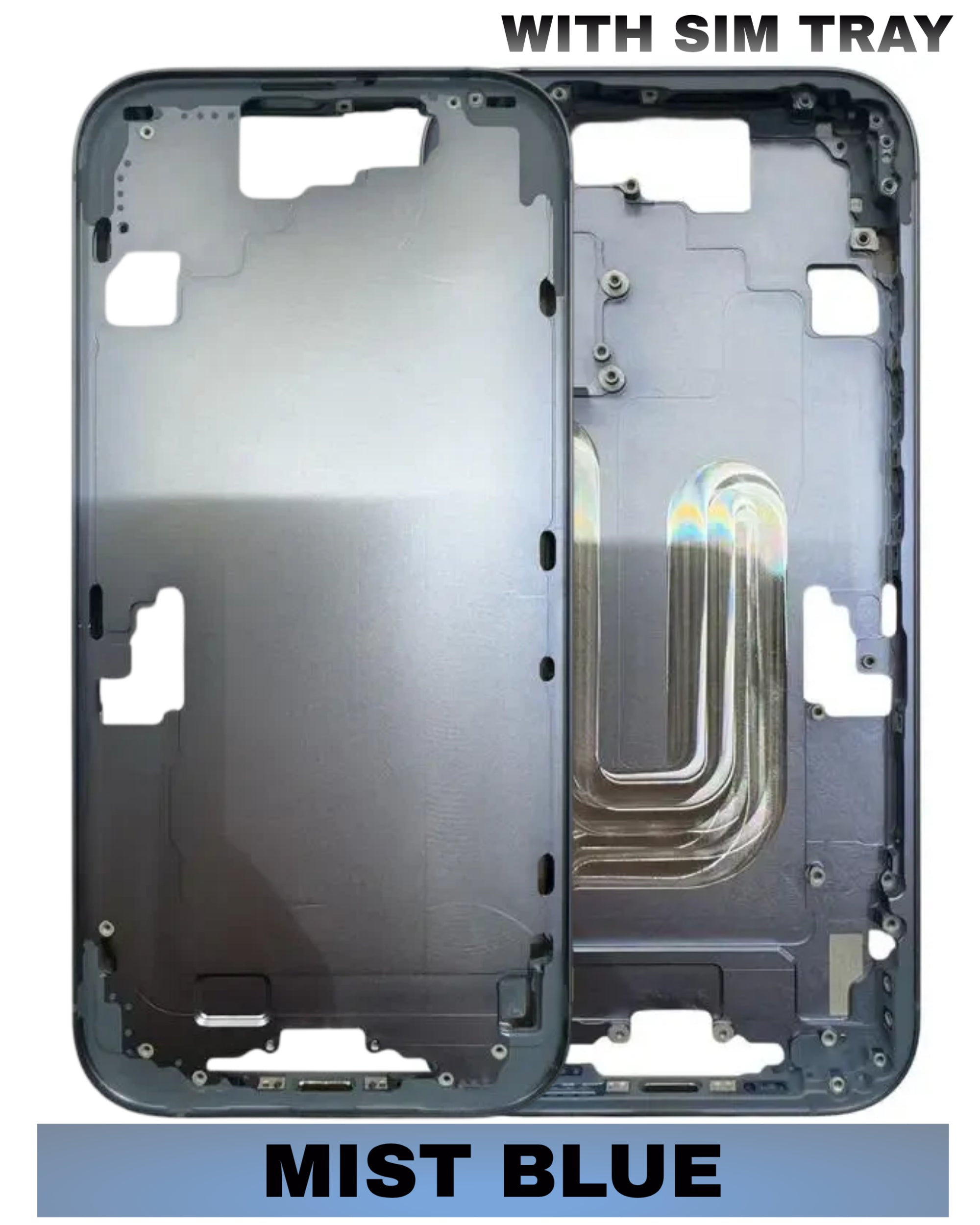 For iPhone 17 Mid-Frame Housing Replacement / International Version (No Small Parts) (All Color)